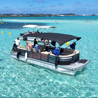 Luxe 7m 23ft aluminium sport pêche Yacht moteurs hors-bord usine directe pour rivière Console divertissement tourisme luxe