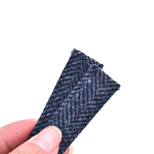 Pulseira de Relógio Juelong Estilo Britânico em Tweed com Liberação Rápida 20mm 22mm em Tweed Herringbone Pistache - Product Image 6