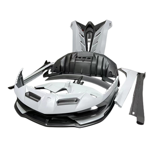 Kits <span class=keywords><strong>de</strong></span> <span class=keywords><strong>carrosserie</strong></span> <span class=keywords><strong>de</strong></span> Style SVJ conçus pour Lamborghini Aventador LP700 LP720 LP750 des pare-chocs <span class=keywords><strong>de</strong></span> voiture en Fiber <span class=keywords><strong>de</strong></span> carbone sèche jupes latérales capot - Product Image 1