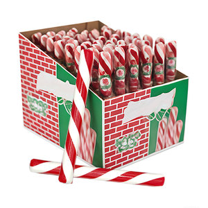 Decoraciones navideñas Sweet & Sour Candy Canes Sticks Mix Fruits Hard Candy Lollipop - Product Image 5