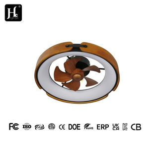 Ventilador de Techo Moderno de 110V con Acabado de Grano de Madera, Montaje Empotrado Ultra Silencioso para Dormitorio, Comedor, Sala de Estar - Product Image 4