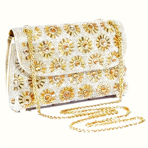 Full Diamond Handcrafted PU Crossbody <b>Handbag</b> with Magnetic Closure 1-1.9L Capacity <b>for</b> Evening <b>Wedding</b> Party - Product Image 6