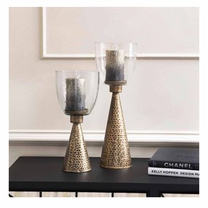 Table Centerpieces Antique <b>Brass</b> <b>Candle</b> <b>Holder</b> for Home Decor Unique Design Aluminium <b>Candle</b> Pillar <b>Holder</b> - Product Image 6