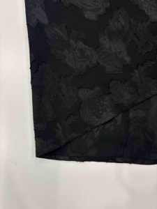Chiffon Jacquard Open Top Abaya Set Unlined Semi Transparent Elegant Traditional Suitable All Seasons Modest Long Sleeve - Product Image 6