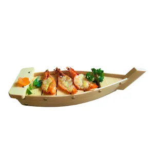 طقم قارب سوشي خيزران عالي الجودة وصديقا للبيمبو ، طقم قارب سوشي خيزران الأفضل مبيعًا