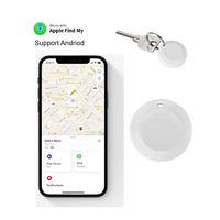 Localizador GPS Mini Impermeable AirTag Bluetooth para Mascotas, Llaves y Paquetes, Compatible con Apple iOS y Android
