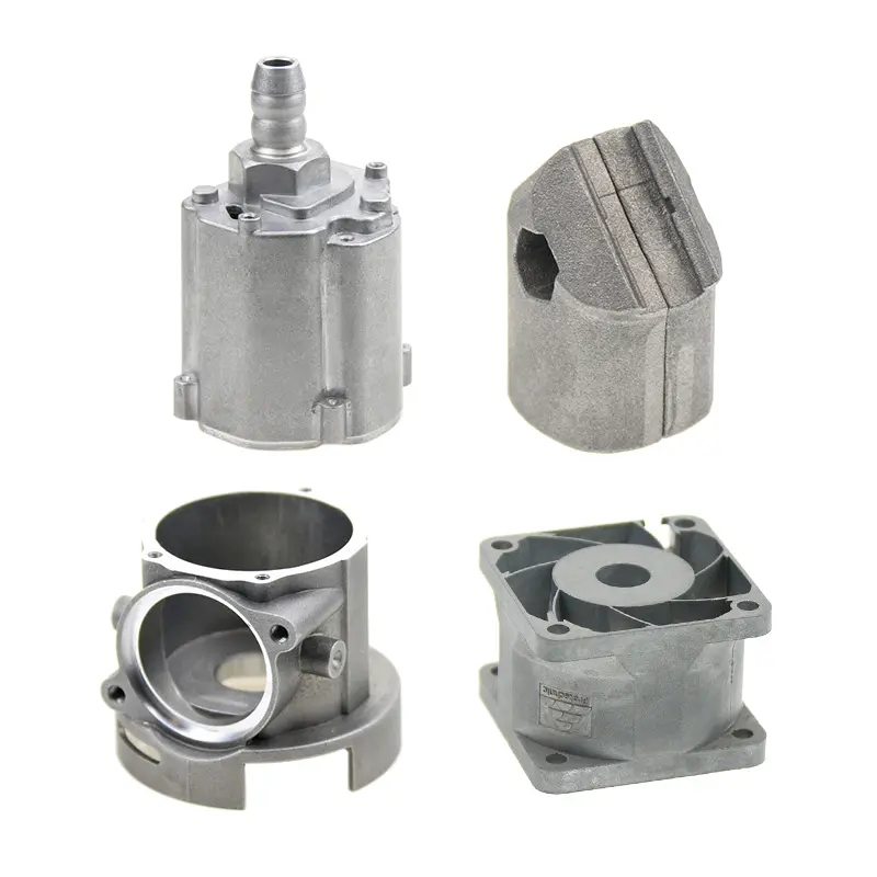 Shenzhen disesuaikan aluminium Die Casting bagian Cast Zinc Alloy Zamac Casting Shell pemasok