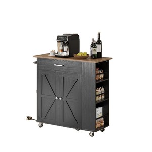 Chariot de cuisine transfrontalier personnalisé, design simple, grande capacité de rangement et de livraison, étagère de rangement multifonctionnelle - Product Image 5