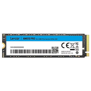 Nouveau disque SSD interne Lexar NM610PRO 1 To M.2 2280 PCIe Gen3x4 NVMe pour PC de bureau et ordinateur portable de gaming - Product Image 1