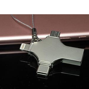 4 Trong 1 Otg USB Đĩa Kim Loại Ổ Đĩa Flash Otg USB - Product Image 5