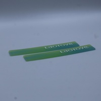 Usine personnalisée 3d lettres étiquette en caoutchouc nom Logo Transparent étiquettes de vêtements en Silicone souple pour vêtement