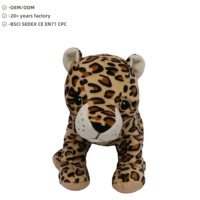 Tiktok vente chaude léopard en peluche panthère Simulation peluche jouets peluche Design moderne pour enfants jouet peluche usine