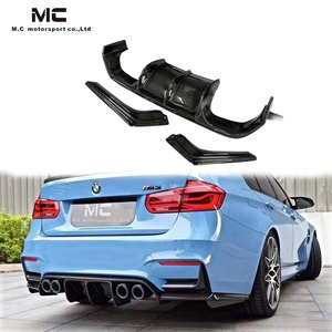 Aileron de diffuseur de pare-chocs arrière automatique de type V à prix réduit pour F80 M3 F82 F83 <span class=keywords><strong>M4</strong></span> Kit de carrosserie de style de voiture - Product Image 1