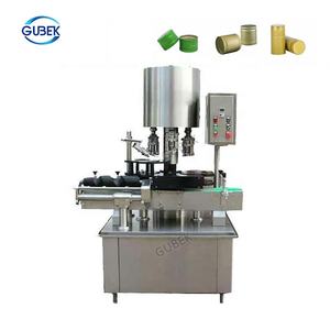 GUBEK yüksek hızlı 4 kafa Metal kapak şişe otomatik kapaklama makinesi - Product Image 3