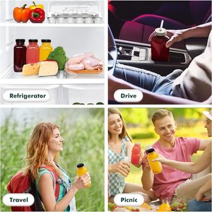 Botellas de Plástico PET Transparentes Vacías de 300ml, 350ml, 500ml con Tapa de Rosca para Jugos, Bebidas Energéticas, Whisky, con Logotipo Personalizado - Product Image 5