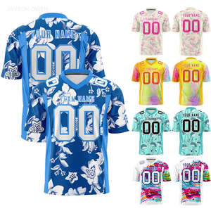 Maglia da Football Personalizzata all'Ingrosso, Nome e Numero del Giocatore Stampati a Trasferimento Termico, Traspirante, Manica Corta, Football Americano - Product Image 5