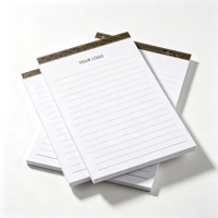 Blocs-notes personnalisés avec logo imprimé, carnets en vrac à feuilles mobiles, bloc-notes à liste de tâches détachable pour le bureau ou l'entreprise