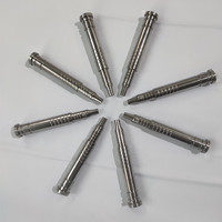 Pièce usinée sur tour CNC, traitement en acier inoxydable, axe de tour automatique de type suisse, composant de centre d'usinage CNC de précision