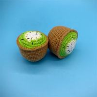 Décorations saisonnières artisanales en crochet, fruits et légumes rares, écologiques