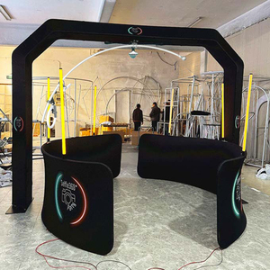 2026 Cabine photo gonflable portable 360 avec éclairage LED et télécommande, équipement de cabine photo 360 pour événements - Product Image 1