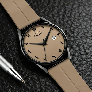 <span class=keywords><strong>Montre</strong></span> à quartz avec chiffres arabes couleur désert, calendrier, étanche, bracelet en silicone, boucle magnétique, <span class=keywords><strong>montre</strong></span> pour <span class=keywords><strong>homme</strong></span> SABR - Product Image 6