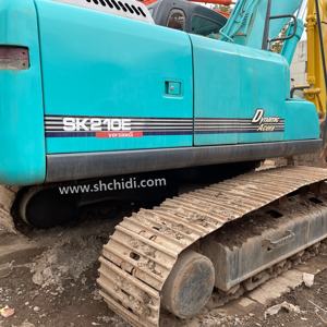 Excavadora de cadenas usada Kobelco SK210E/SK200D/SK210D/SK210LC con componentes hidráulicos Kawasaki en stock para la venta en Shanghái - Product Image 1