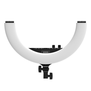 Anneau <span class=keywords><strong>lumineux</strong></span> pliable de maquillage <span class=keywords><strong>pour</strong></span> femmes, lumière annulaire avec trépied, support de téléphone, <span class=keywords><strong>pour</strong></span> Selfie, Portable, 18 pouces - Product Image 1