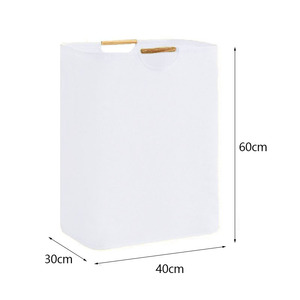 Keranjang cucian kotor, keranjang penyimpanan tahan air kapasitas besar, ember penyimpanan mainan pakaian rumah tangga lipat - Product Image 3