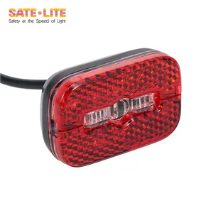 Прямая Продажа с завода Sate-lite cree ebike свет отражатель стоп-сигнал для велосипеда e-scooter light