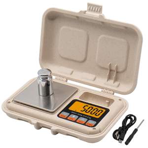 Genaues 200g 0,01g LCD-Display mit digitaler Taschen stahl waage OEM/ODM zum Wiegen von Unzen/Körnern aus Kräuter lebensmittels chmuck - Product Image 1