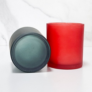 Bocaux en verre ambré à large ouverture de 500 ml avec couvercles en aluminium pour l'emballage de bougies et de cosmétiques - Product Image 6