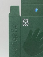 Boîte d'emballage cosmétique personnalisée en papier texturé vert gaufré, auto-érectible, recyclable, avec pelliculage mat pour crème visage