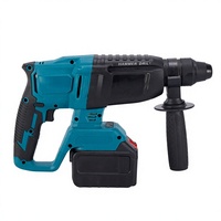 Kit d'outils électriques sans fil professionnels 20V en plastique, 4-en-1, avec moteur sans balais, coffret combiné avec mallette rigide, support OEM personnalisé