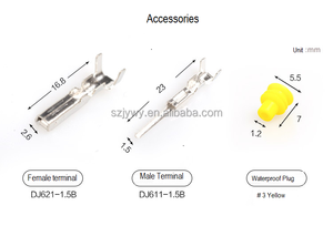 1P 2P 3P 4P 5P 6P loạt 1.5 Nylon chống thấm nước chống cháy ô tô kết nối Nam/Nữ - Product Image 5