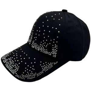 Gorra de Béisbol con Pedrería de Alta Calidad a Precio de Fábrica, con Decoración de Cristal, Estilo Urbano, Tela Común, Diseño Personalizado para Venta al Por Mayor - Product Image 2