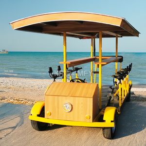 Vélo de fête à pédales solaires à vitesse unique pour excursions de luxe et attractions, avec vente de bière - Product Image 3