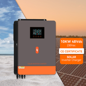 PowMr 10KW 10.2KW 48V 220/230V AC Inversor Solar Híbrido de Onda Pura con Doble MPPT para Conexión a Red y Uso Aislado - Product Image 1