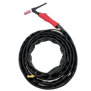 WP-17 Air Cooled Copper <strong>Welding</strong> <strong>Torch</strong> with 150A DC/120A AC Duty Cycle and 0.5-2.4mm Electrodes for TIG <strong>Welding</strong> - Product Image 1