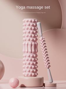 Rodillos de masaje de yoga relajantes musculares, <span class=keywords><strong>palos</strong></span> de masaje para muslos y pantorrillas y rodillos de espuma - Product Image 2