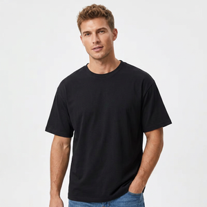 Camiseta de Hombre, Corte Regular, 100% Algodón, Cuello Redondo, Manga Corta, Color Sólido, Diseño Liso, Tejido Jersey, Lavado Enzimático Frontal - Product Image 6