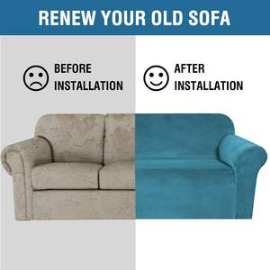 <b>Sofa</b> Armrest <b>Cover</b> Headrest Water Proof Dog Copri Divano <b>Elastic</b> <b>Sofa</b> <b>Cover</b> 6 Seater Xl Fundas Para Muebles De Sala - Product Image 3