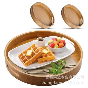 Cross-border wooden teacups, <b>small</b> plates, household fruit and dessert tea sets, coffee sets, solid wood tea <b>trays</b> - Product Image 1