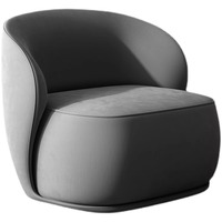 Fauteuil individuel design moderne, luxe léger, pour hôtel, bureau ou usage domestique, idéal pour les négociations ou la salle à manger