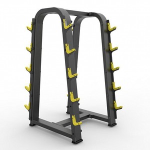 Soporte de Acero Resistente para Barra de Pesas, Multi-Posición, para Gimnasios Comerciales, Directo de Fábrica - Product Image 1