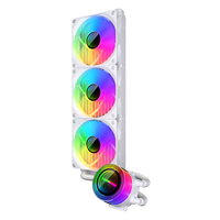 Pendingin CPU AIO Cair ESGAMING Berkinerja Tinggi 360mm 12V ARGB Radiator PC Air 70000 Jam Pendingin Komputer Gaming