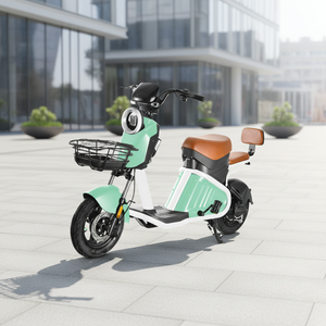 Oferta Especial: Bicicleta Eléctrica de 48V 12/20Ah con Motor sin Escobillas de 3 Velocidades, Batería de Plomo-Ácido y Sensor Digital Electrónico - Product Image 1