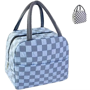 Bolsa de Almuerzo Aislada con Diseño Simple, Portátil, Impermeable, con Bolsillos Laterales Grandes, Logotipo Personalizado, Tela 600D y Cierre de Cremallera - Product Image 3