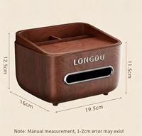 Boîte à mouchoirs multifonctionnelle de qualité supérieure, support de télécommande de bureau, organisateur de rangement pour la chambre, le bureau, le salon, la table