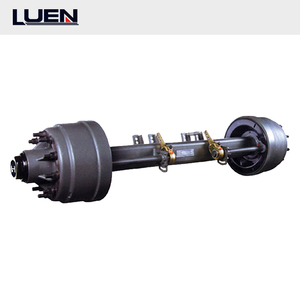 Fabricant direct Bpw Fuwa Heavy Duty Type américain <span class=keywords><strong>Essieu</strong></span> de camion de <span class=keywords><strong>remorque</strong></span> <span class=keywords><strong>Essieu</strong></span> arrière en acier à vendre Pièces de <span class=keywords><strong>remorque</strong></span> de qualité - Product Image 1