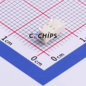 1188E-1K3-V-T/R Tactile Switch SMD,3.5x7.8mm Switch Single Pole Single Throw Rectangle Button Horizontal Mount 7.8mm - Product Image 2